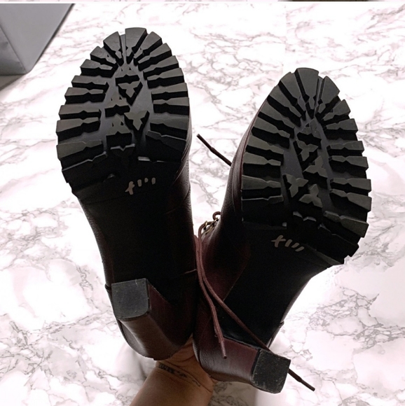 💙 Brown Shoedazzle Aziza Booties Size 7.5 - Picture 4 of 8